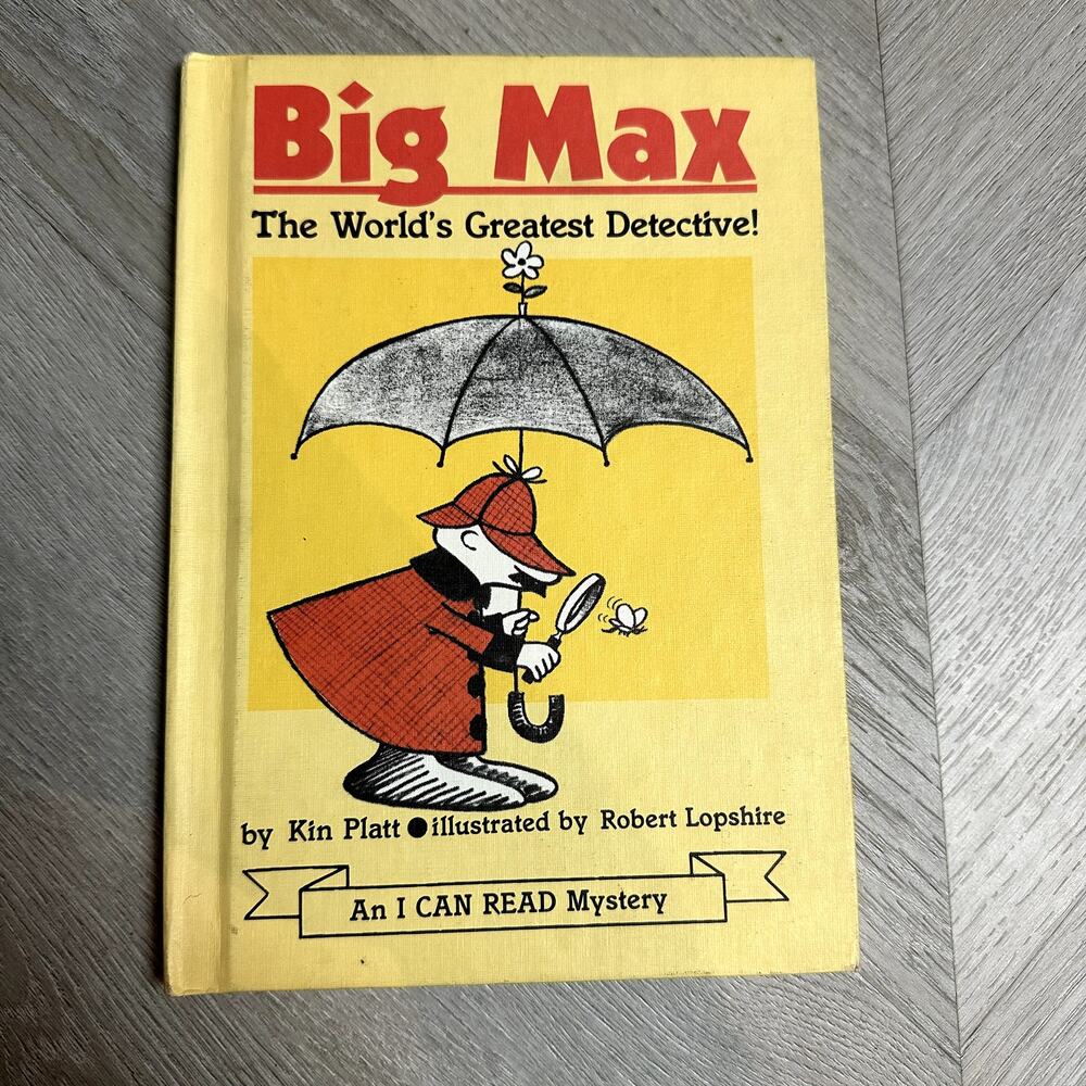 Big Max World's Greatest Detective I Can Read Mystery Platt Lopshire 1965 Book